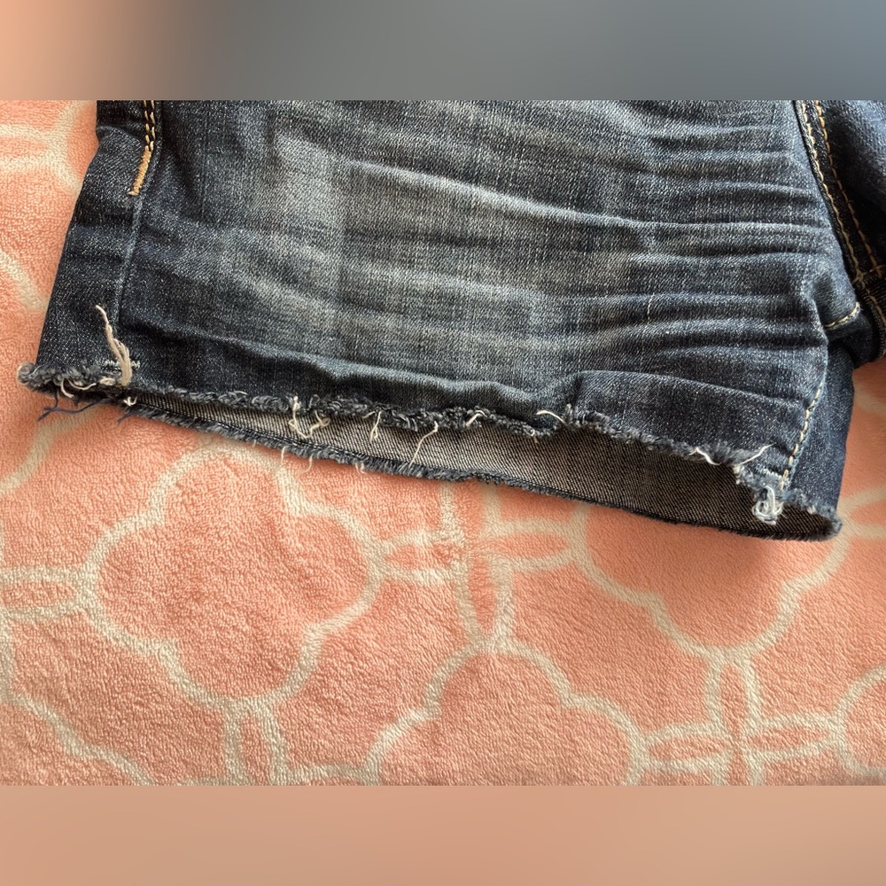 Ariat Women's Dark Blue Jean Shorts - Picture 6 of 7